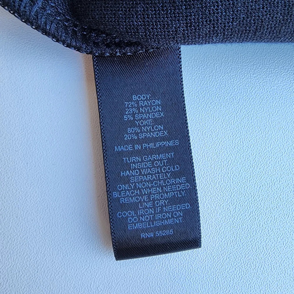 Express Stretch Dress Black Mesh Top Jewels Sleveless Women's Rayon Sz 4 - Picture 14 of 16